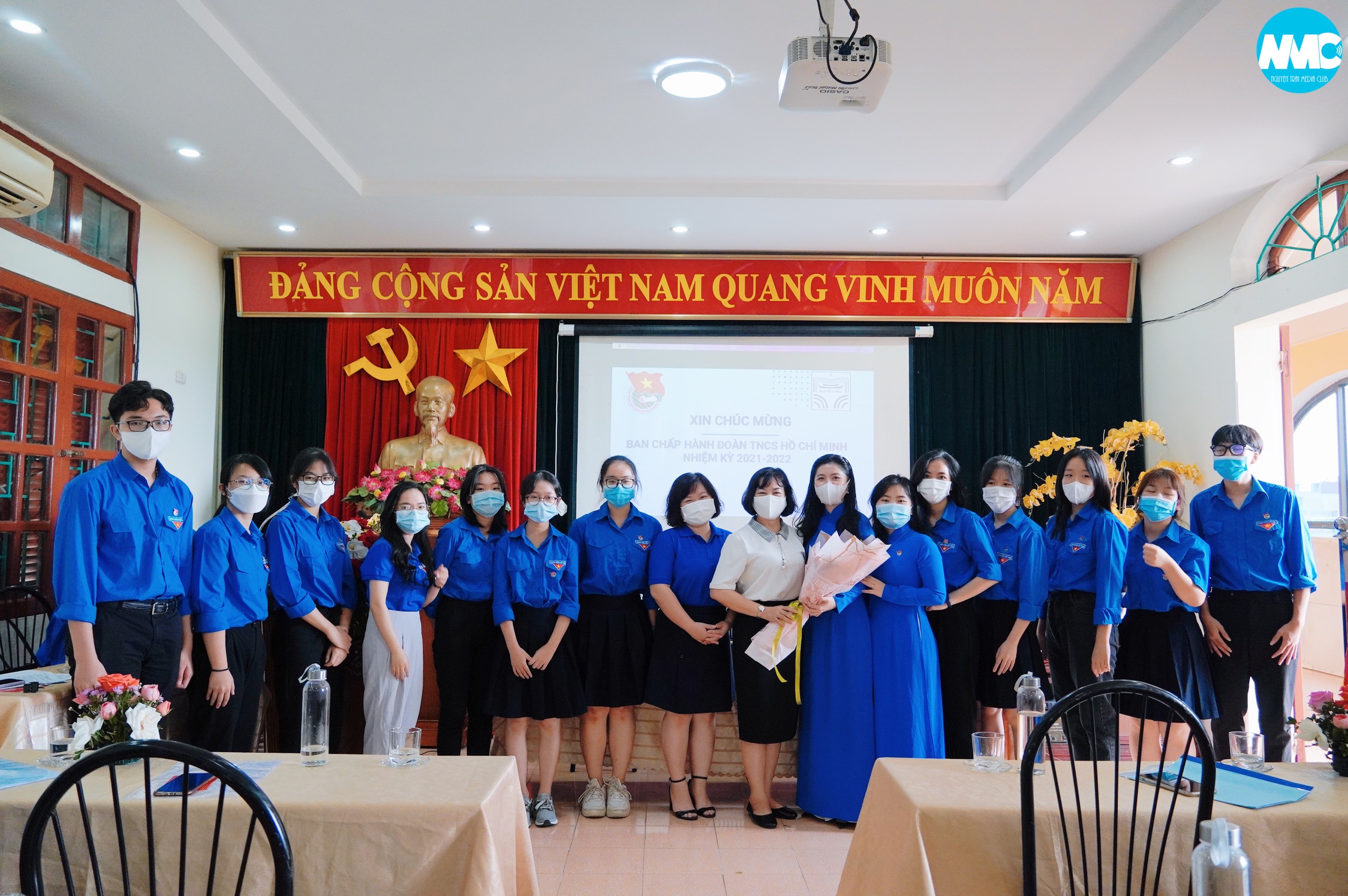 Tưng bừng chào đón Đại hội Đoàn trường THPT Chuyên Nguyễn Trãi nhiệm kỳ 2021 - 2022